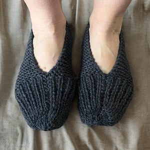 Haberdashery: Warm Winter Slippers Knitting Pattern