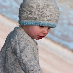 Haberdashery: Cream Caramel Beanie Knitting Pattern - 8Ply (LF22)