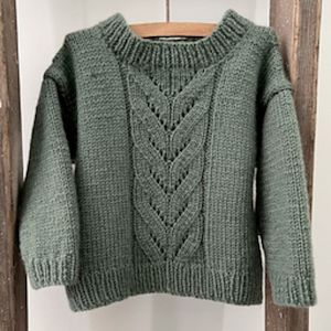 Eden Jumper Knitting Pattern - 8 Ply