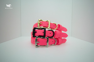 3 4 Bundles: Fluro Pink 3/4" Collar