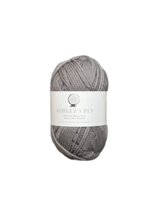 Wool scouring: Ashley 5ply 50g Ball Graphite