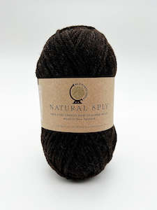 Natural 8Ply Undyed NZ Wool - Chocolate