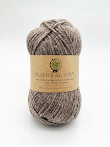 Natural 8Ply Undyed NZ Wool - Pebble