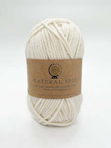 Natural 8Ply Undyed NZ Wool - Cream