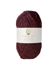 Wool scouring: Aspen Carnelian 4PLY