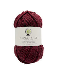 Wool scouring: Aspen Carnelian 8PLY