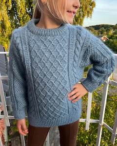 Wool scouring: Moby Sweater Junior