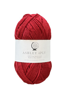 Wool scouring: Ashley 4ply 50g Ball Poppy