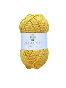 Wool scouring: Ashley 4ply 50g Ball Sunflower