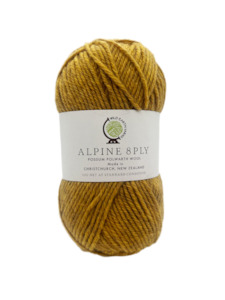 Alpine 8ply 50g ball - Kowhai