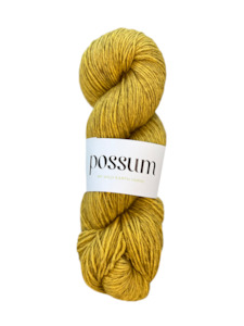 Wool scouring: Possum 4ply Marigold