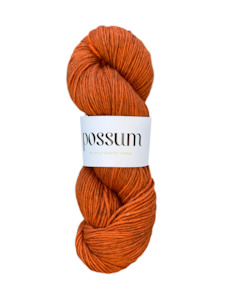 Wool scouring: Possum 4ply Flame