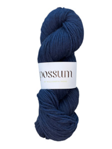 Wool scouring: Possum 4ply Bluebird