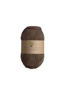 Wool scouring: Natural 4Ply Undyed NZ Wool - Chestnut