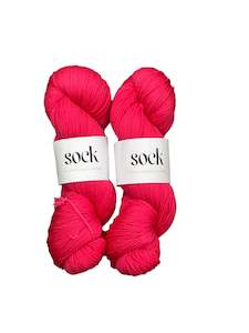 SOCK 4ply - bright pink