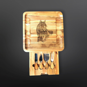 Products: Cheese board Horse Head