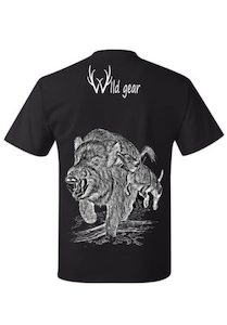 Adults Boar Holding T Shirt