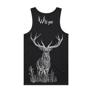 Adults Red Stag Singlet