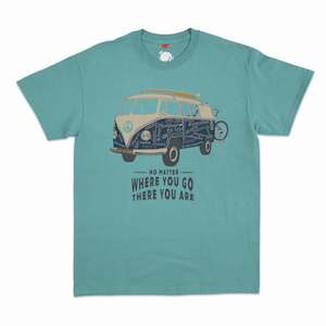 Mens New Zealand T Shirt - Kombi Van