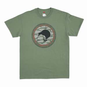 Mens New Zealand T Shirt - Kiwi Ferns