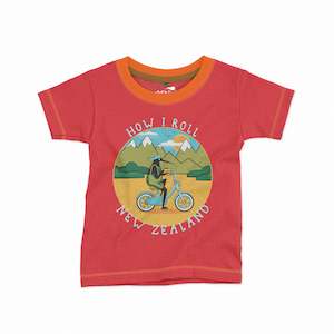 Childrens New Zealand T Shirt - How I Roll