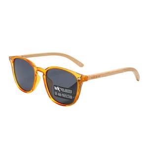 Wood Sunglasses Polarised for Men and Women - Wood Amber