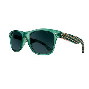 Wood Sunglasses Polarised for Men and Women - Dark Green