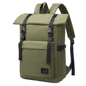 Bags Travel: Roll-Top Backpack - Wild Kiwi