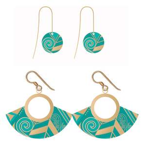 Earring Set plus Ear Studs - Koru