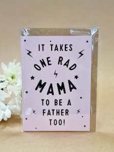 Fathers Day 2023: Rad Mama Card