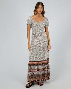 All About Eve Honey Floral Maxi Dress - Print