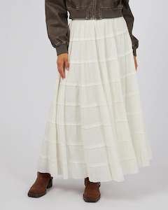 All About Eve Paloma Maxi Skirt - Vintage White