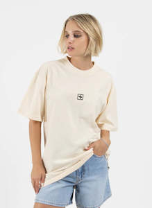 Womenswear: FEDERATION GOODE TEE CUBE - BONE