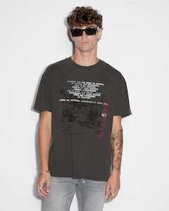 Ksubi Silenced Biggie Ss Tee - Faded Black