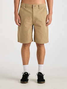 LEE L-FIVE BIGGIE WORKER SHORT - SANDSTONE