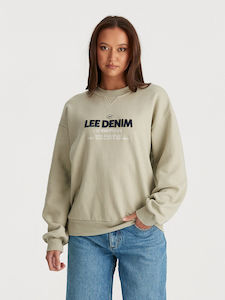 LEE EIGHTY NINE BAGGY SWEATER - KHAKI FEATHER