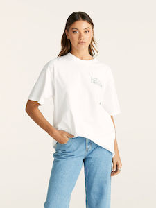 LEE KANSAS 2.0 BAGGY TEE - OPTIC WHITE