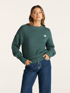 LEE MAYA KNIT SWEATER - FOREST