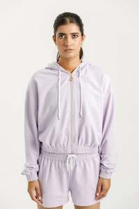 Womenswear: ROSEROAD EMERY HOODIE - LILAC