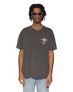 Ksubi Lock Up Biggie Ss Tee - Faded Black