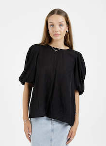 Womenswear: FEDERATION PUNCH TOP - BLACK