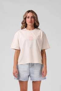 Rpm Square Tee - Vintage Cream