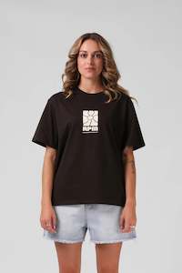 Womenswear: RPM FLOWER TEE - ESPRESSO