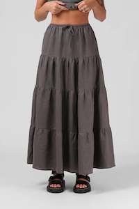 RPM RUBY MAXI SKIRT - OLIVE