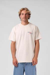 Rpm Fast Lane Tee - Vintage Cream