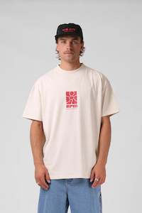 RPM FLOWER OS TEE - VINTAGE CREAM