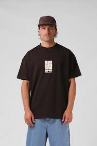 Rpm Flower Os Tee - Espresso