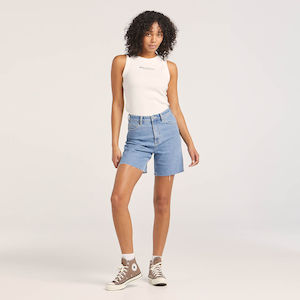 Womenswear: RIDERS STRAIGHT SHORT - MANTRA BLUE