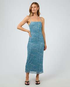 Silent Theory Corfu Maxi Dress - Light Blue