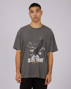 Silent Theory Pit Stop Tee Coal